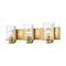 Z-Lite Beckett 3 Light Vanity, Olde Brass And Clear Seedy 492-3V-OBR - alternate 1